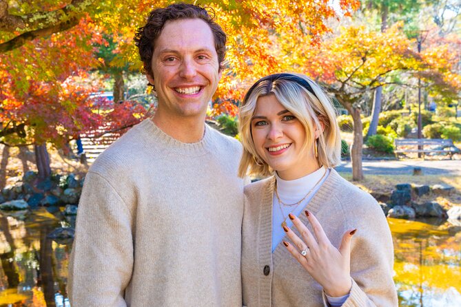 Romantic Proposal Production Photo Video and Drone - Personal touches: flowers, music, and signs