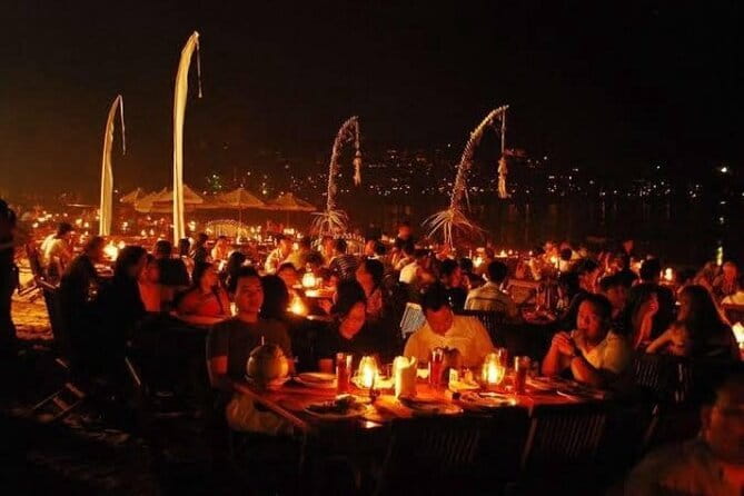 Romantic Seafood Dinner at Jimbaran Beach Bali include Sunset - Arriving at Jimbaran Bay for dinner