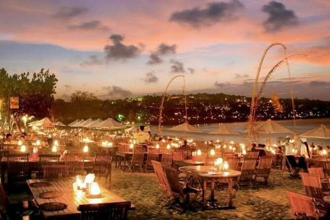 Romantic Seafood Dinner at Jimbaran Beach Bali include Sunset - What Package B adds for $21 per person