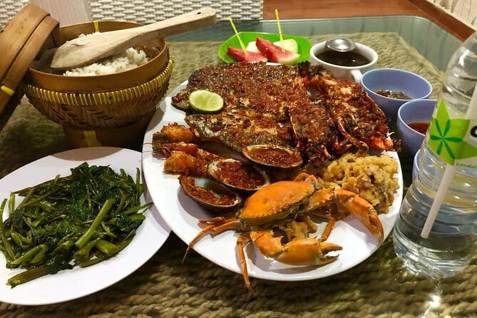 Romantic Seafood Dinner at Jimbaran Beach Bali include Sunset - What comes with Package A