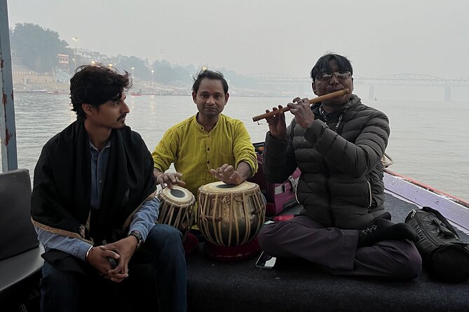 Romantic Sunrise Boat with Live Banaras Gharana Classical music - Manikarnika Ghat: approach with respect