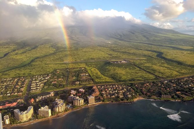 Romantic Sunset Champagne -Private- Maui Air Tour: Intimate & Spectacular! - Taking off from Kahului for the Valley Island view