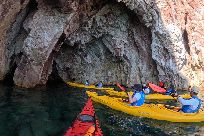 Romantic Sunset Kayaking Tour in Papafragas Cave, Milos - What the $90.22 price gets you