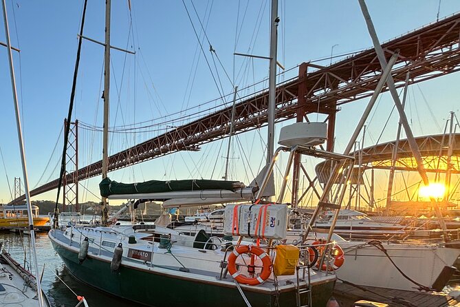 Romantic Sunset Sailing Experience in Lisbon - Belém Tower at sunset