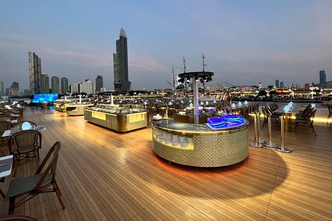 Romantic Sunset The Planet Cruise with Bangkok Night Views - A sunset cruise with Bangkok doing the decorating