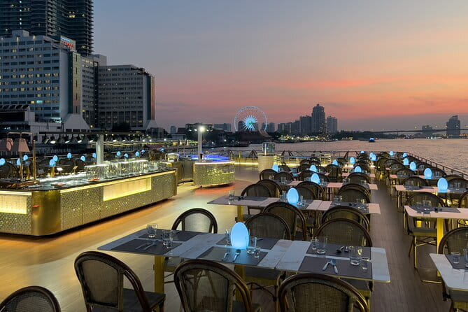 Romantic Sunset The Planet Cruise with Bangkok Night Views - The buffet: Thai dishes, seafood, and familiar choices