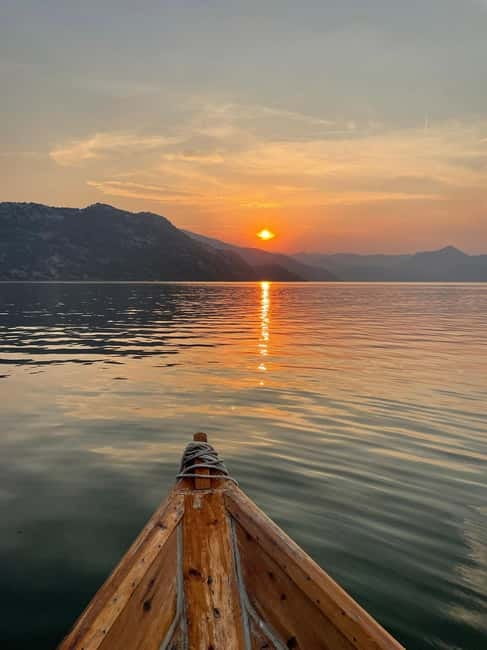 Romantic Sunset tour on Skadar lake with drinks and snacks - Leaving Virpazar through the narrow canal