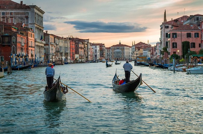 Romantic Venice: 30 Minute Gondola Ride with Serenade - Narrow canals and the quieter side of Venice
