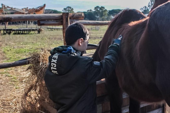 Rome : Horseback Riding with meals and wine included - A country escape near Ancient Ostia