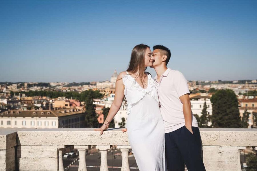 Rome: Romantic Couple Photoshoot at Villa Borghese - Choosing among Rome’s photo locations