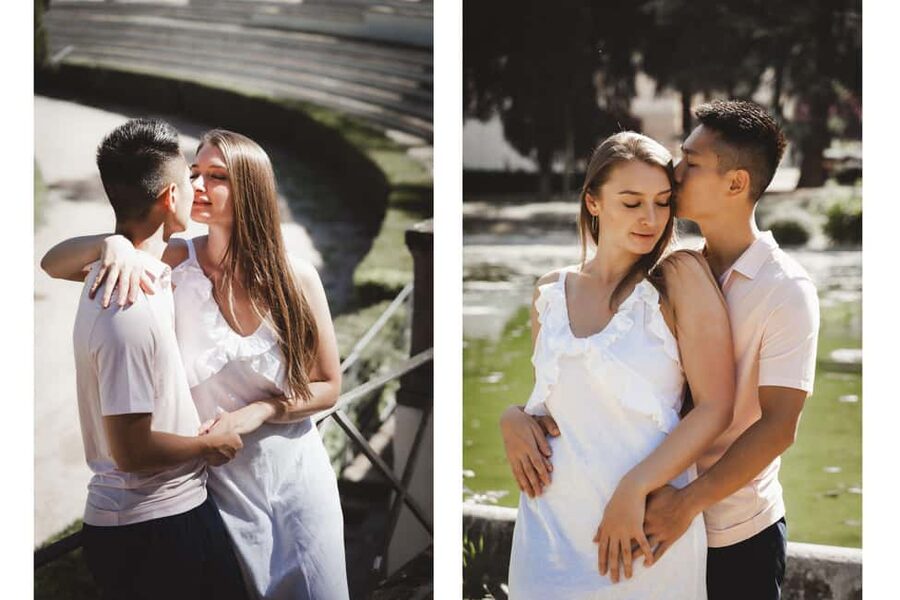 Rome: Romantic Couple Photoshoot at Villa Borghese - Edited photos, online gallery, and optional choices