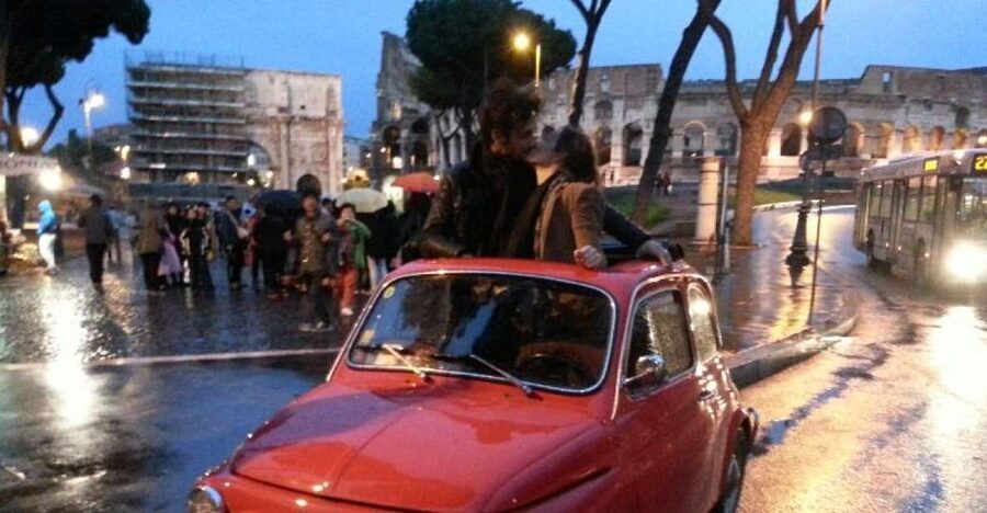 Rome: Romantic Night Tour by Classic Fiat 500 - Trastevere brings a more relaxed middle stop