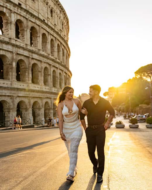 Rome: Romantic Proposal PhotoShoot - Optional video, flowers, and live music