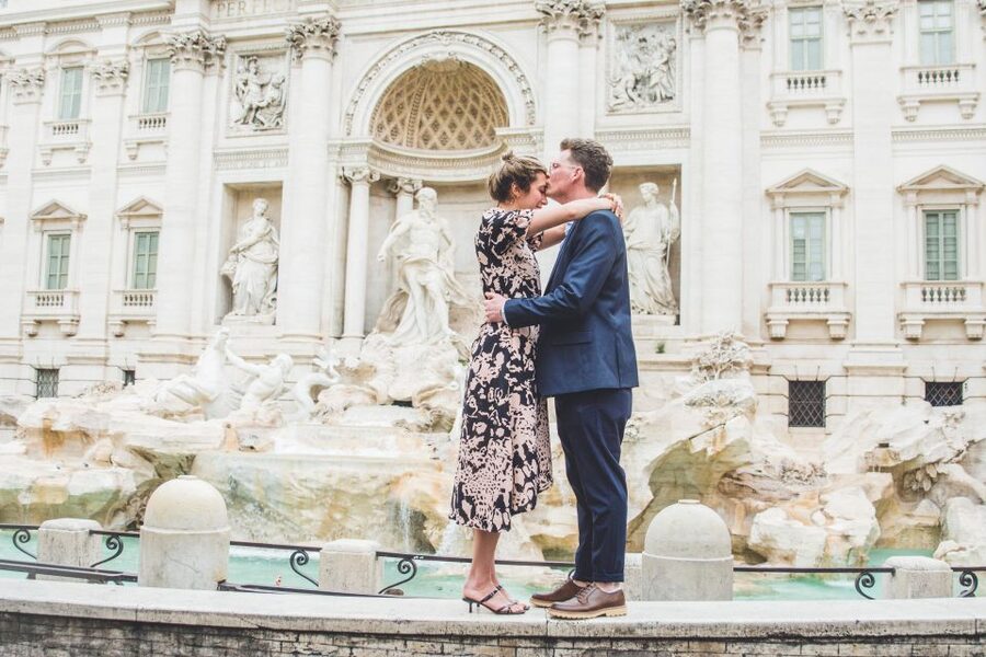 Rome: Romantic Proposal Shooting - A Rome proposal built around the moment