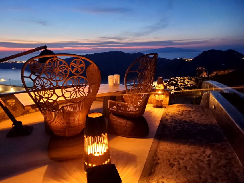 Santorini: Private Romantic Sunset Dinner with Caldera View - The Meat Menu: Black Angus, Iberico Pork, and Greek Staples