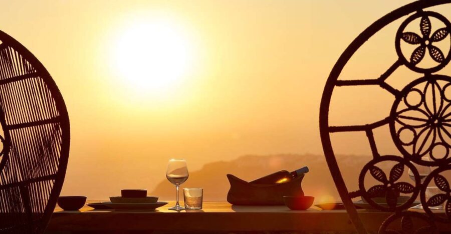 Santorini: Private Romantic Sunset Dinner with Caldera View - The Seafood Menu: Ceviche, Fish Pasta, and Fresh Catch