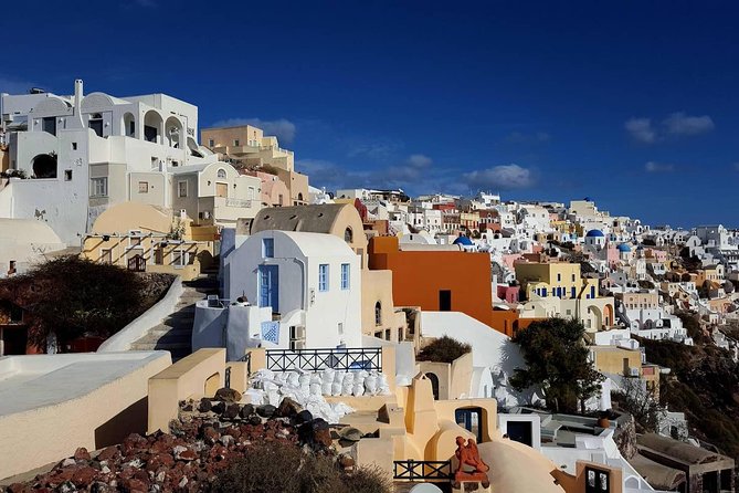 Santorini Private Romantic Tour with Dinner & Wine Tasting - Firostefani and the Three Bells of Fira