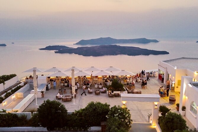 Santorini Private Romantic Tour with Dinner & Wine Tasting - Megalochori and the final bottle of wine