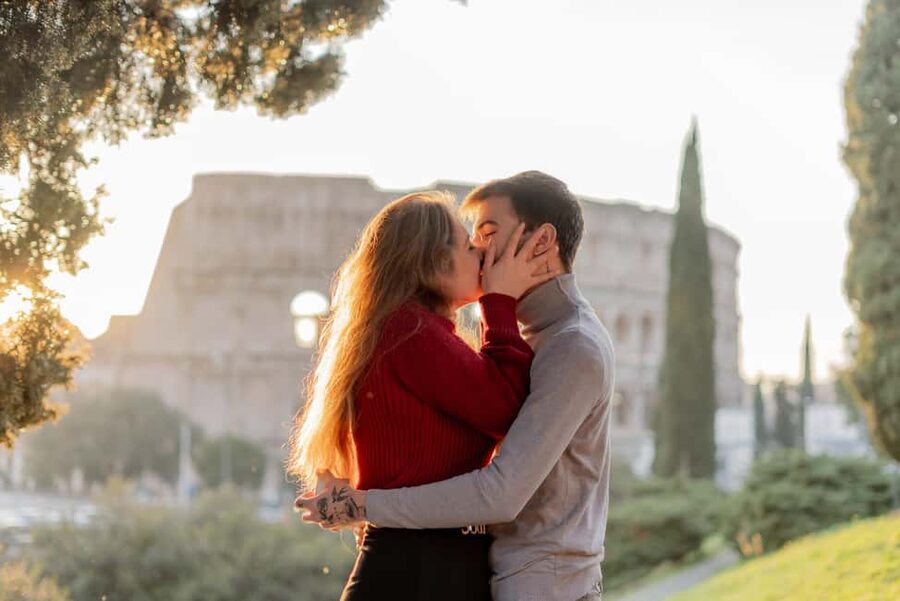 Secret Proposal Photoshoot in Rome + Reel - From Surprise to Posed Portraits