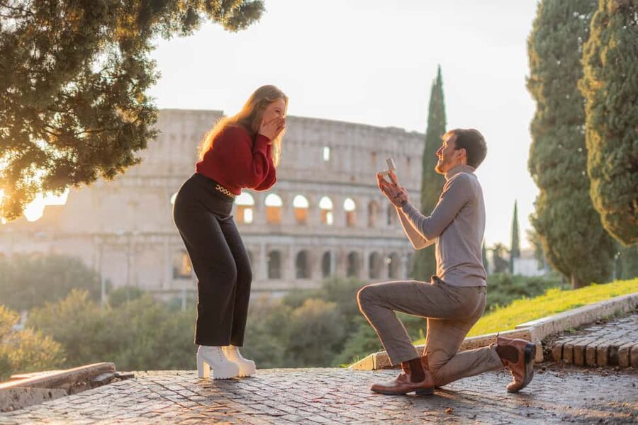 Secret Proposal Photoshoot in Rome + Reel - Thirty Edited Photos and a Video Reel