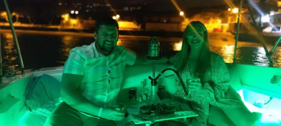 Tenerife South: Romantic Night Cruise - Snacks, champagne, wine, and hookah