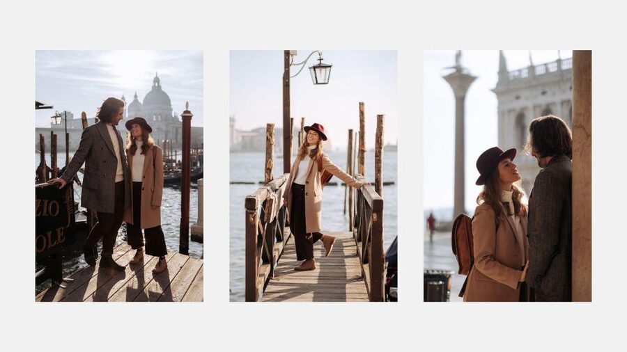 Venice: Elegant couple photos on your vacation - Why a Venice photo session can be worth the money