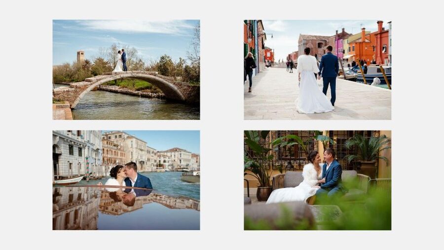Venice: Elegant couple photos on your vacation - Mauro Grigollo’s style and communication