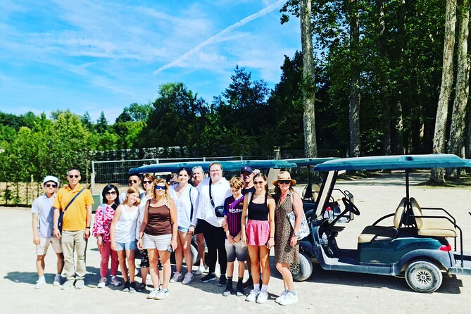 Versailles Golf Cart Guided Tour and Romantic Boat with Champagne - Key points at a glance