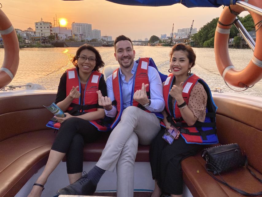 VIP Tour Enjoy Romantic Sunset by Speed Boat Free Cocktail - Meeting the boat at Saigon Waterbus Station