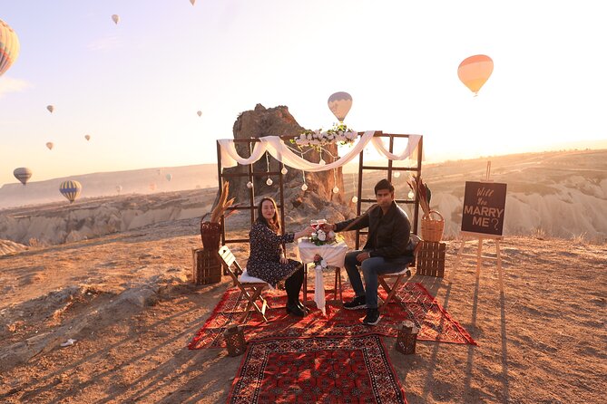 Wedding Proposal and Photoshoot with Hot Air Balloons - What Is Included and What Is Not