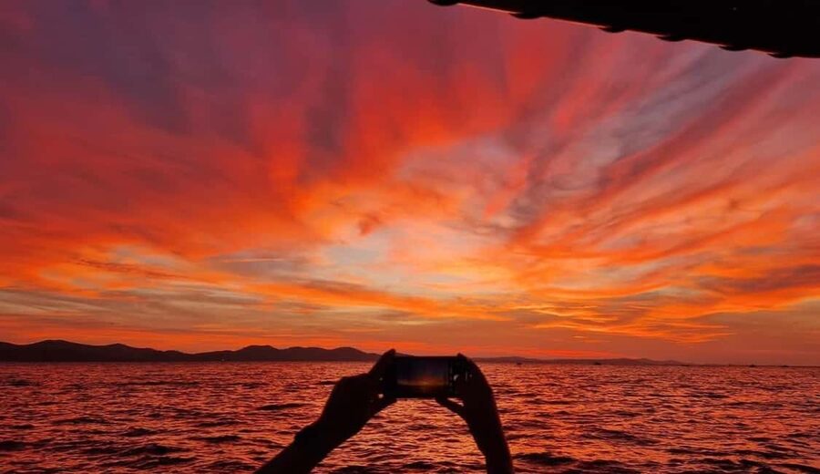 Zadar: Romantic Luxury Sunset Boat Tour with Aperol Spritz - Hearing the Sea Organ from the boat