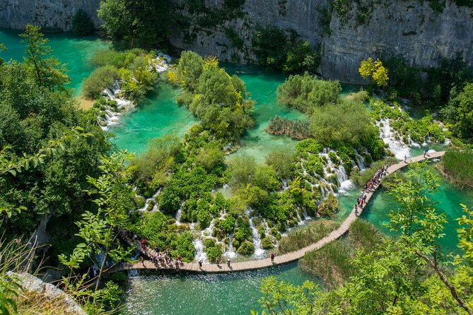 Zagreb airport or Zagreb to Split via Plitvice lakes for singles or couples - A small private vehicle, not a shared coach
