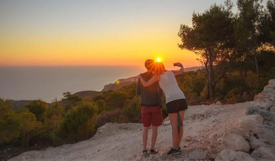 Zakynthos: Keri Lake Romantic Sunset & Myzithres Viewpoint - The 40-minute drive toward Myzithres