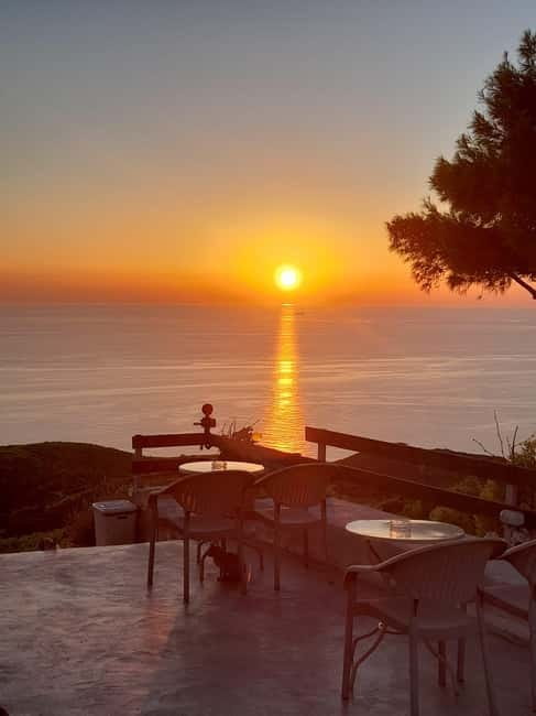 Zakynthos: Romantic Sunset Tour & the Legend of the Dragon - Mizithres rocks and the first big view